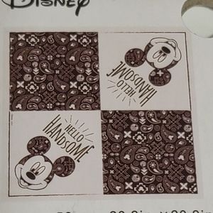 BRAND NEW: Disney Mickey Mouse "HELLO HANDSOME" Bandana